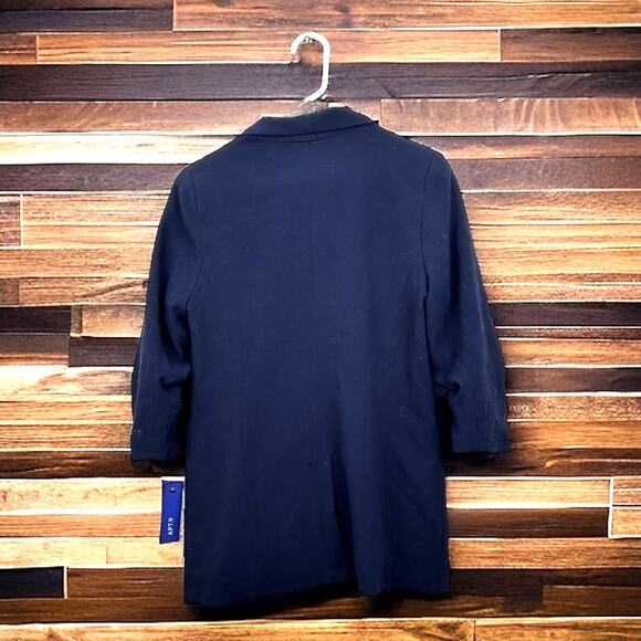 Apt. 9 Women’s XS Navy Blue Open Front Blazer Lined Jacket NEW - Picture 2 of 4